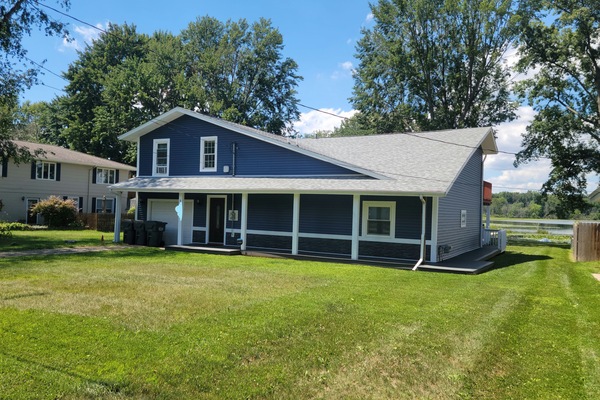 front view of the house