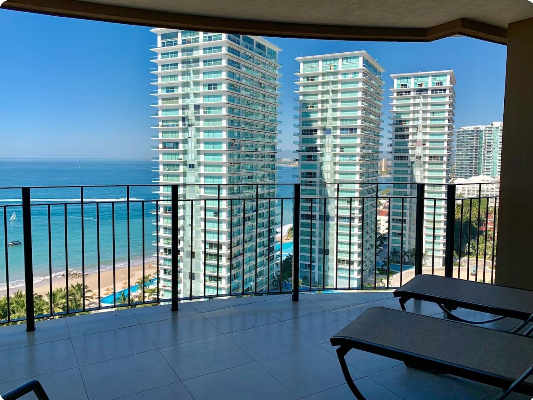 Grand appartement, 1 slaapkamer, uitzicht op zee | Balkon