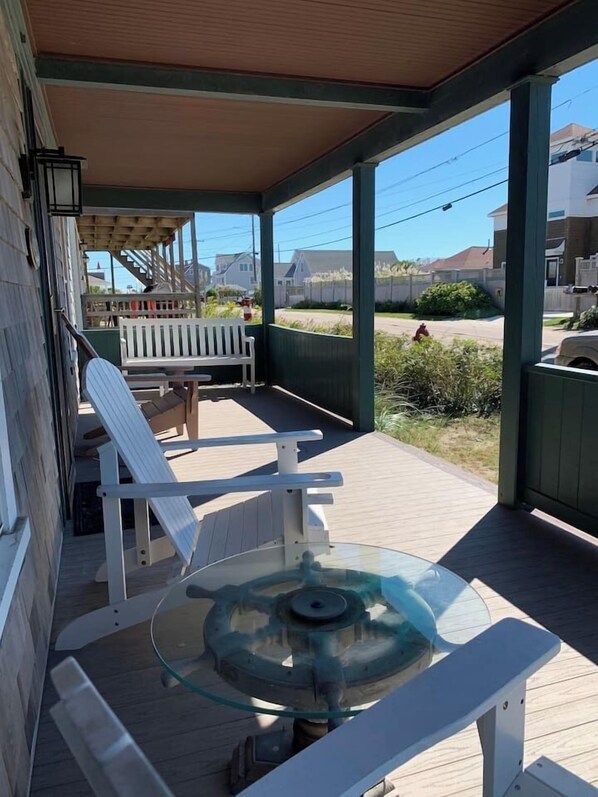 Terrace/patio - Central Matunuck Bungalow (South Kingstown)