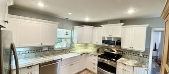 Escape to Paradise: Luxe Waterfront 3BR/3BA w/Pool, Hot Tub & Fishing Dock