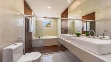Shower, towels