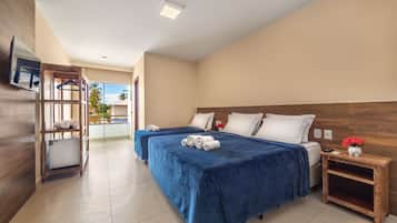 Minibar, bed sheets