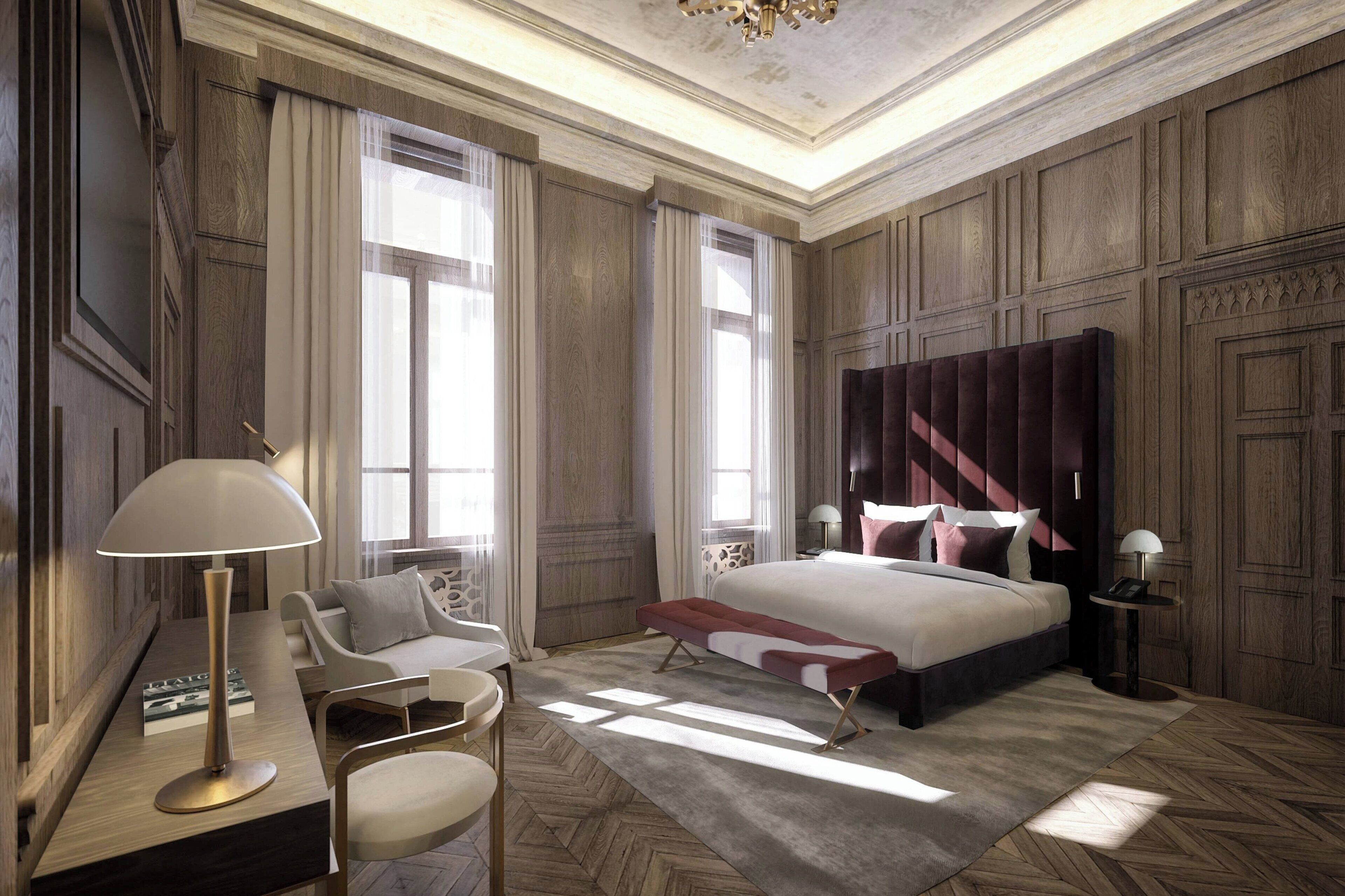 Heritage, Larger Guest room, 1 King | Minibar, in-room safe, desk, blackout drapes