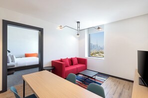 Suite, 2 chambres | Salle de séjour