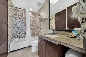 Hair dryer, towels