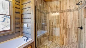 Bathtub, hair dryer, towels
