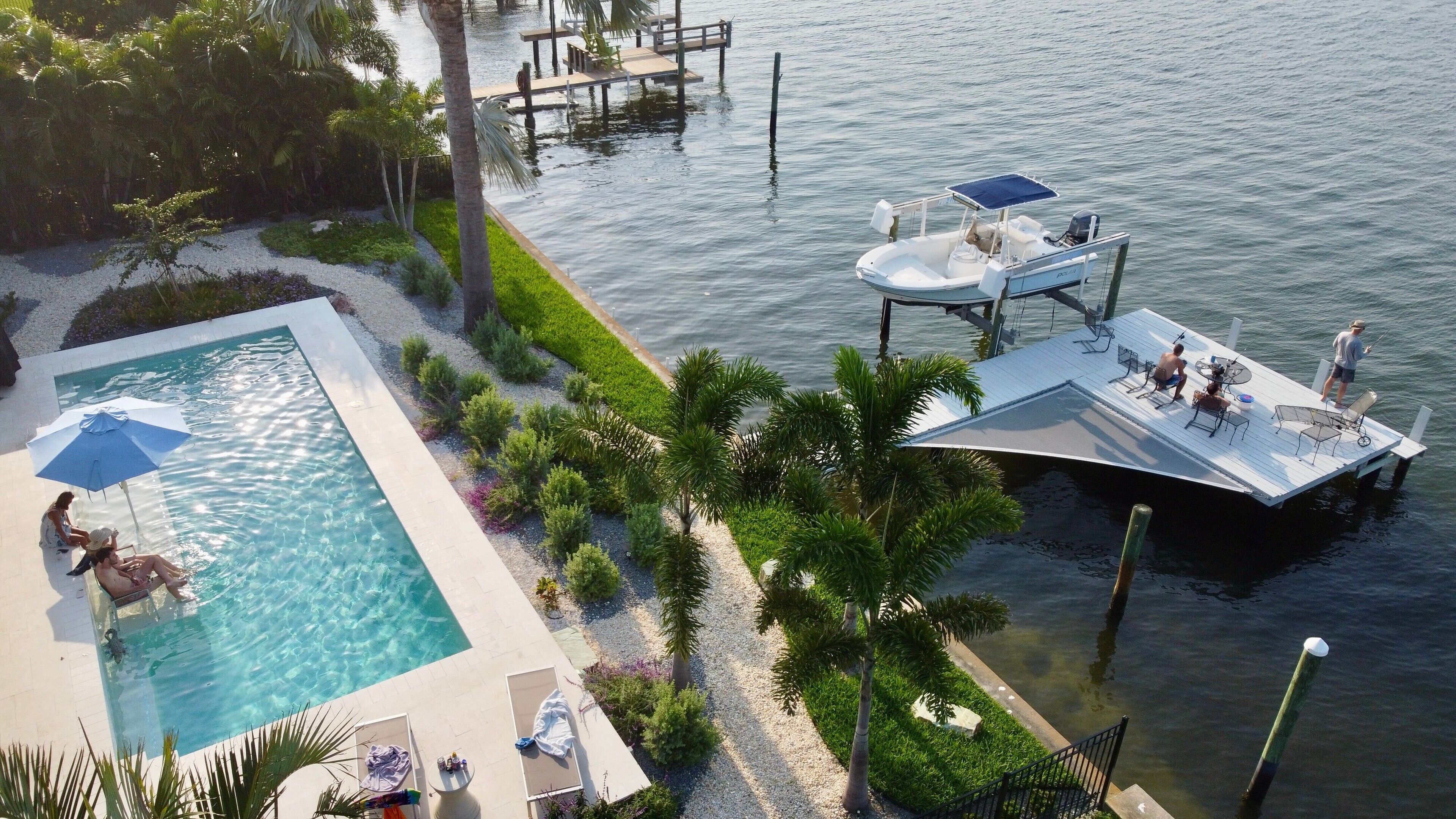 Luxury Waterfront Home w/ Pool & St Pete Skyline views