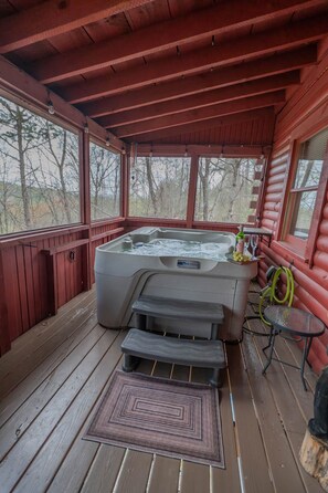 Interior - Bear Necessities: peaceful, With/romantic hot tub. (Sevierville)