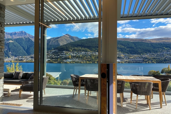 Dine inside or out you've got the same beautiful view and all day sun.