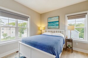 5 dormitorios, escritorio, tabla de planchar con plancha y wifi