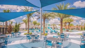 Outdoor dining - Lux Disney Villa | Pool, Theater/games | Sleeps 22 (Kissimmee)