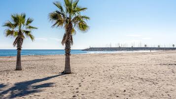 Aan het strand