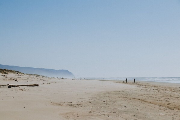 On the beach