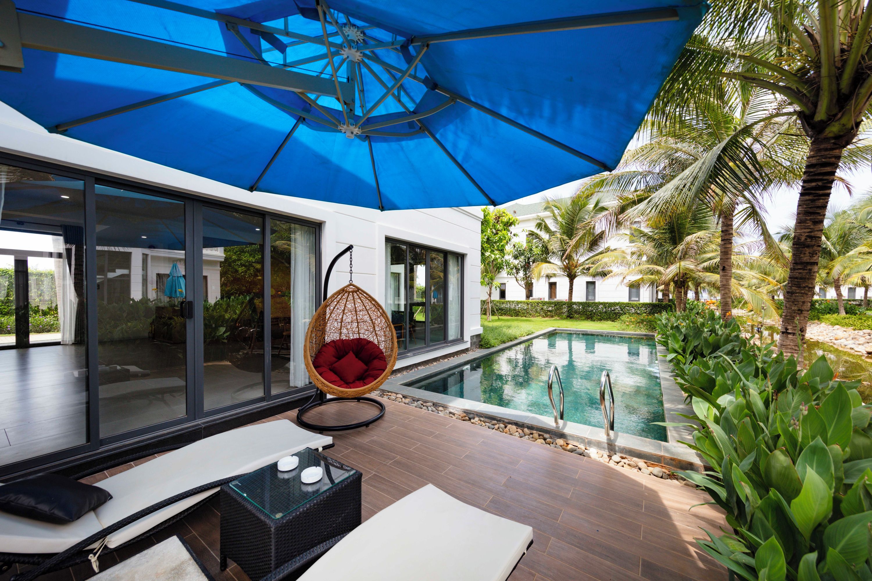 Villa, 3 slaapkamers, uitzicht op tuin | Terras