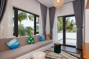 Villa, 4 Schlafzimmer | Wohnbereich