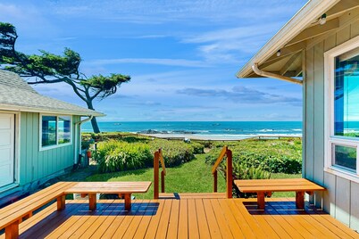 Dog-Friendly Coastal Gem w/ Beach Access, Ocean Views, Private Hot Tub & More