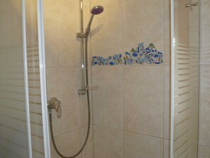 Shower, hair dryer