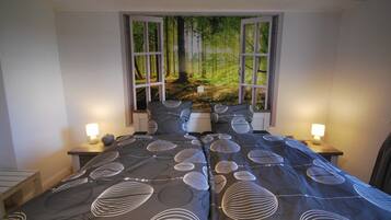 2 Schlafzimmer, Reisekinderbett, WLAN, Bettwäsche