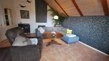 Télévision, cheminée