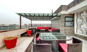 Rooftop terrace - Treebo M2M Residency Sector 46 (Gurugram)