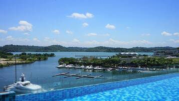 Kolam renang atas bumbung