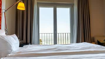 Premium bedding, minibar, in-room safe, desk