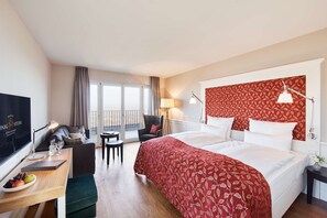 Premium bedding, minibar, in-room safe, desk