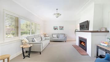 TV connectée, cheminée