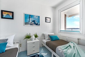 1 Schlafzimmer, Reisekinderbett, kostenloses WLAN, Bettwäsche