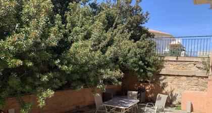 Charming bright T2 with terrace and air conditioning