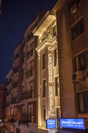 Overnatningsstedets facade