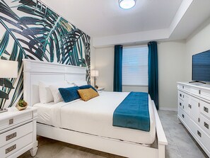 아파트 (2 Bedrooms) | 2 개의 침실, 노트북 작업 공간, 다리미/다리미판, 침대 시트