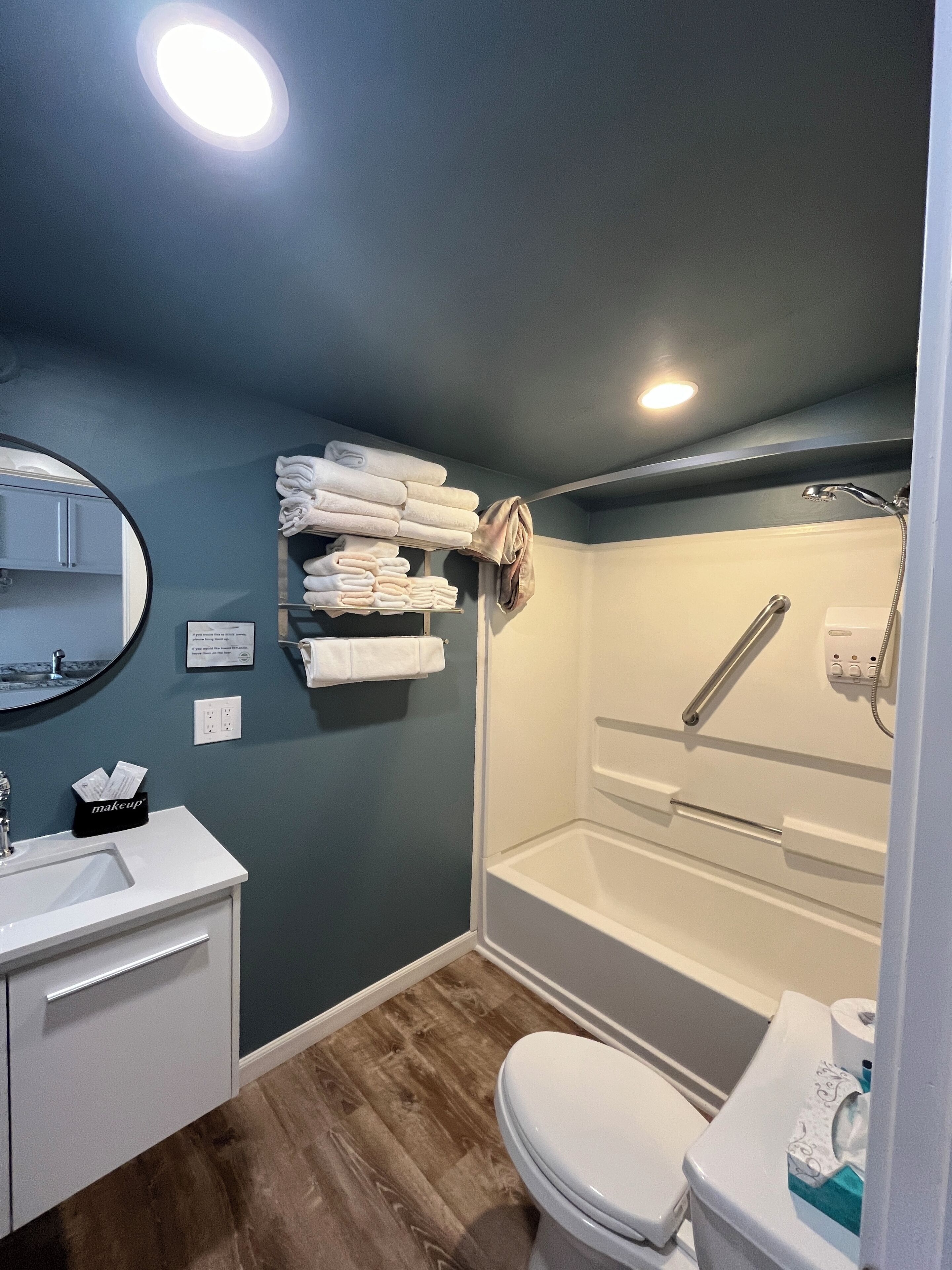 Tina y secadora de cabello 