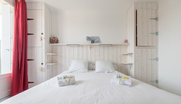 2 bedrooms, iron/ironing board, bed sheets - L'Amiral -500m Plage des Carrés- Parking (La Bernerie-en-Retz)