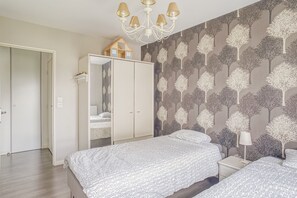 1 室のベッドルーム、ベッドシーツ