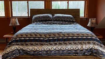 2 bedrooms, bed sheets