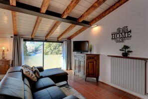Fernseher, Kamin
