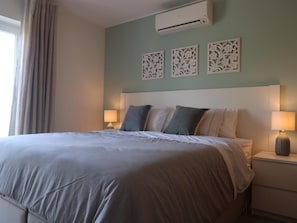 1 bedroom, iron/ironing board, Internet, bed sheets