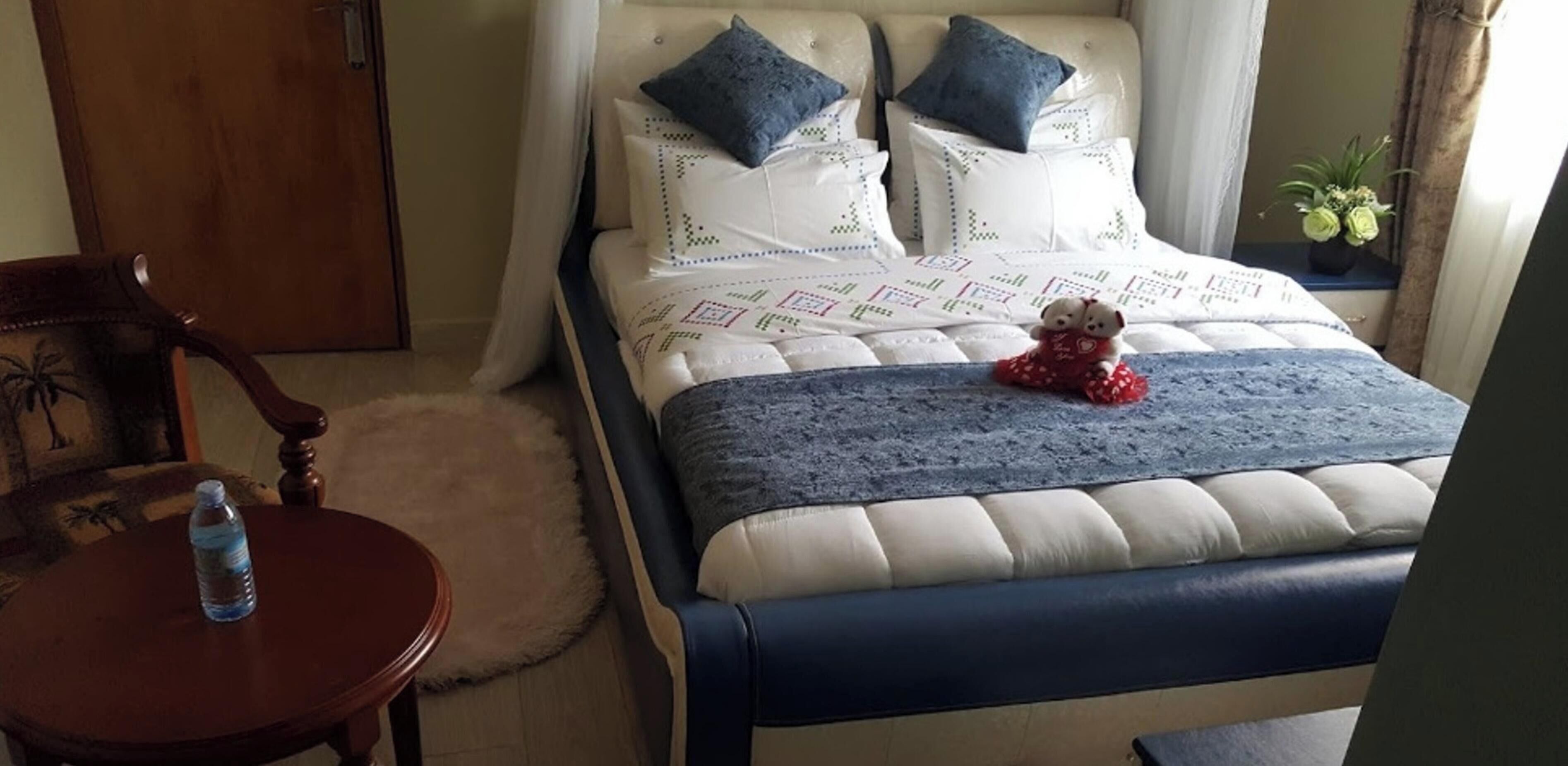Premium bedding, memory foam beds, free WiFi, bed sheets