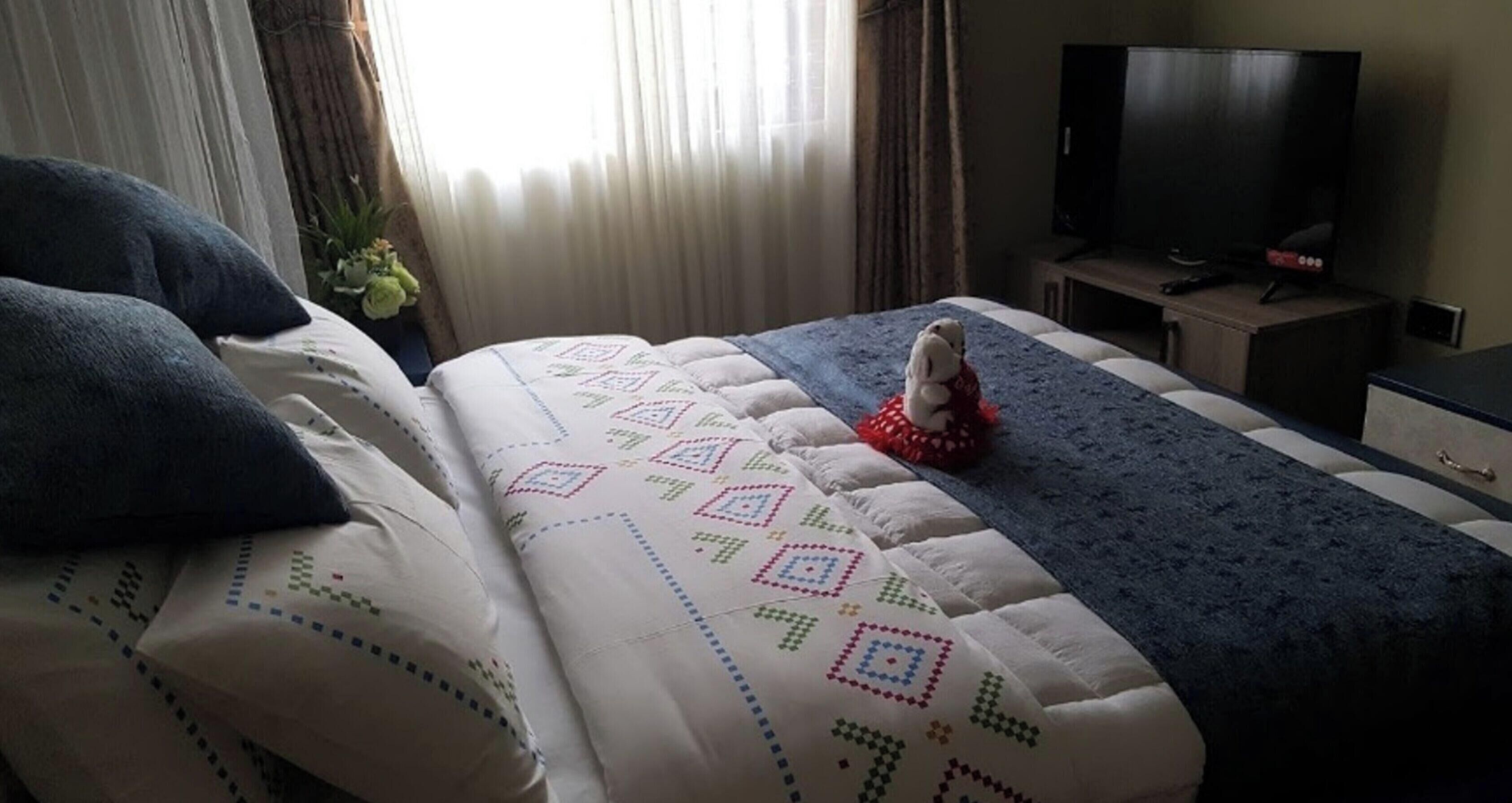Premium bedding, memory foam beds, free WiFi, bed sheets