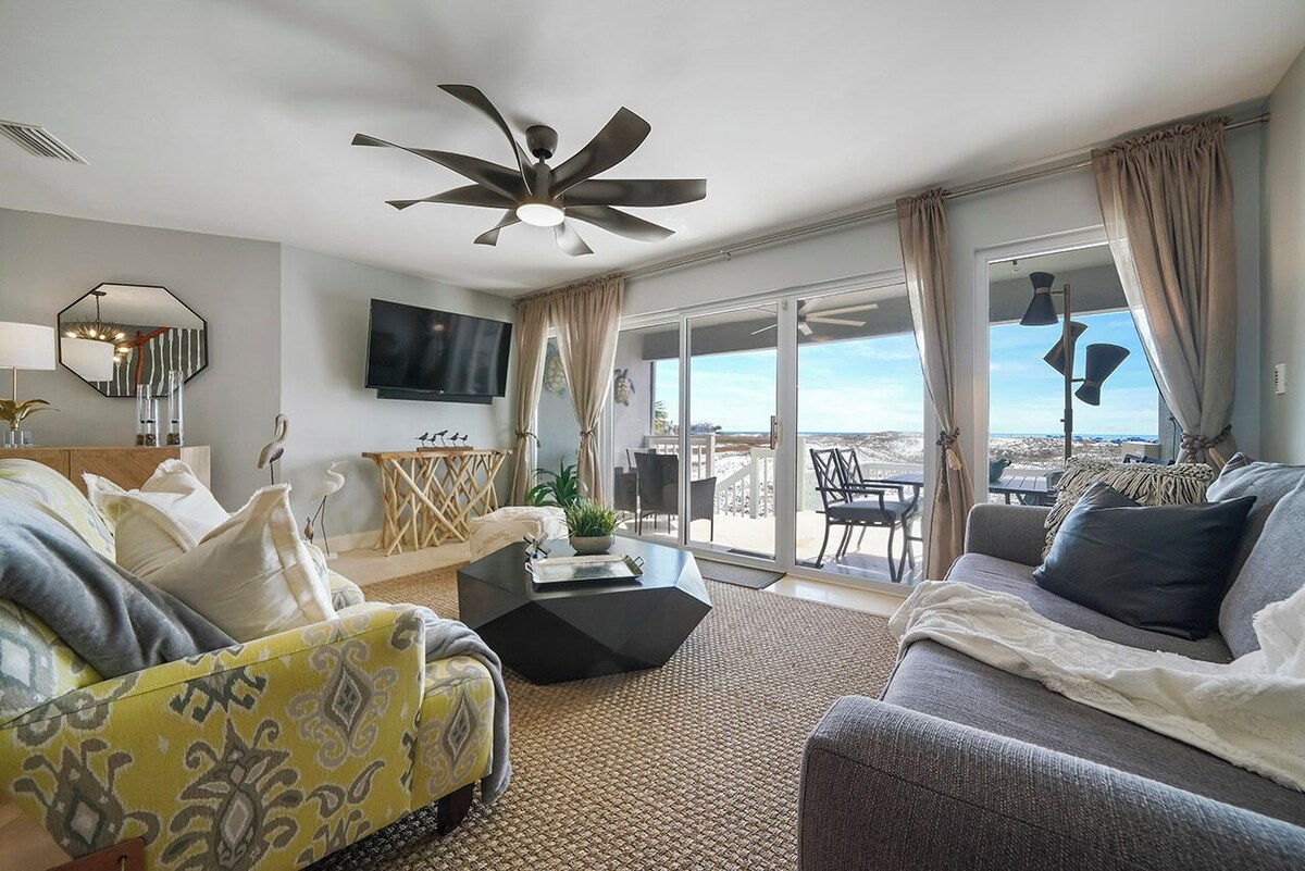 Photo 4 of Twin Palms - Beachfront Duplex with Ocean Views & Direct Beach Access