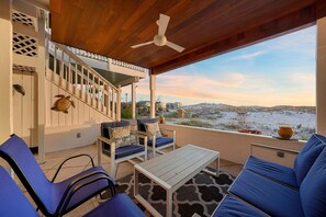 Terrace/patio - Twin Palms - Beachfront Duplex with Ocean Views (Destin)