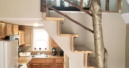 Cozy Cabin in an AMAZING location with a park like setting "Unlimited Parking"