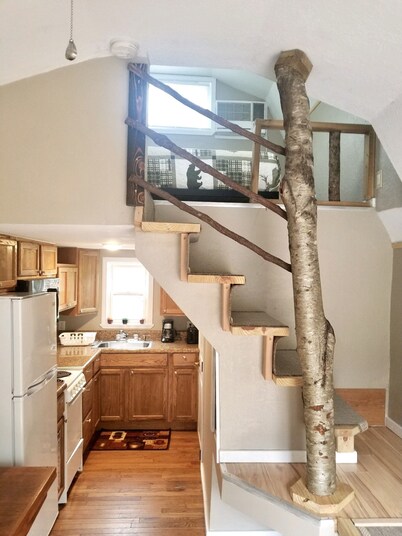 Cozy Cabin in an AMAZING location with a park like setting "Unlimited Parking"