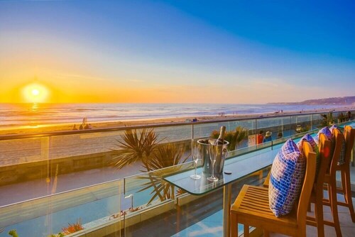 2 Combined Ocean Front Units * Exclusive Patio + BBQ + Fire Pit