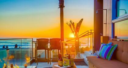 2 Combined Ocean Front Units * Exclusive Patio + BBQ + Fire Pit