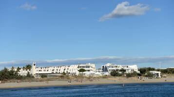 Accommodatie ligt op het strand
