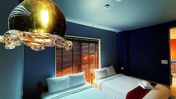 Design-Zimmer, Nichtraucher (Superior Sky View) | Schreibtisch, Bügeleisen/Bügelbrett, kostenloses WLAN