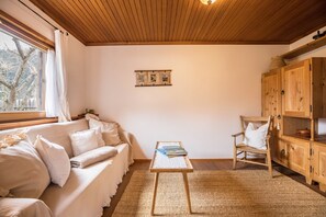 Televisión y chimenea 