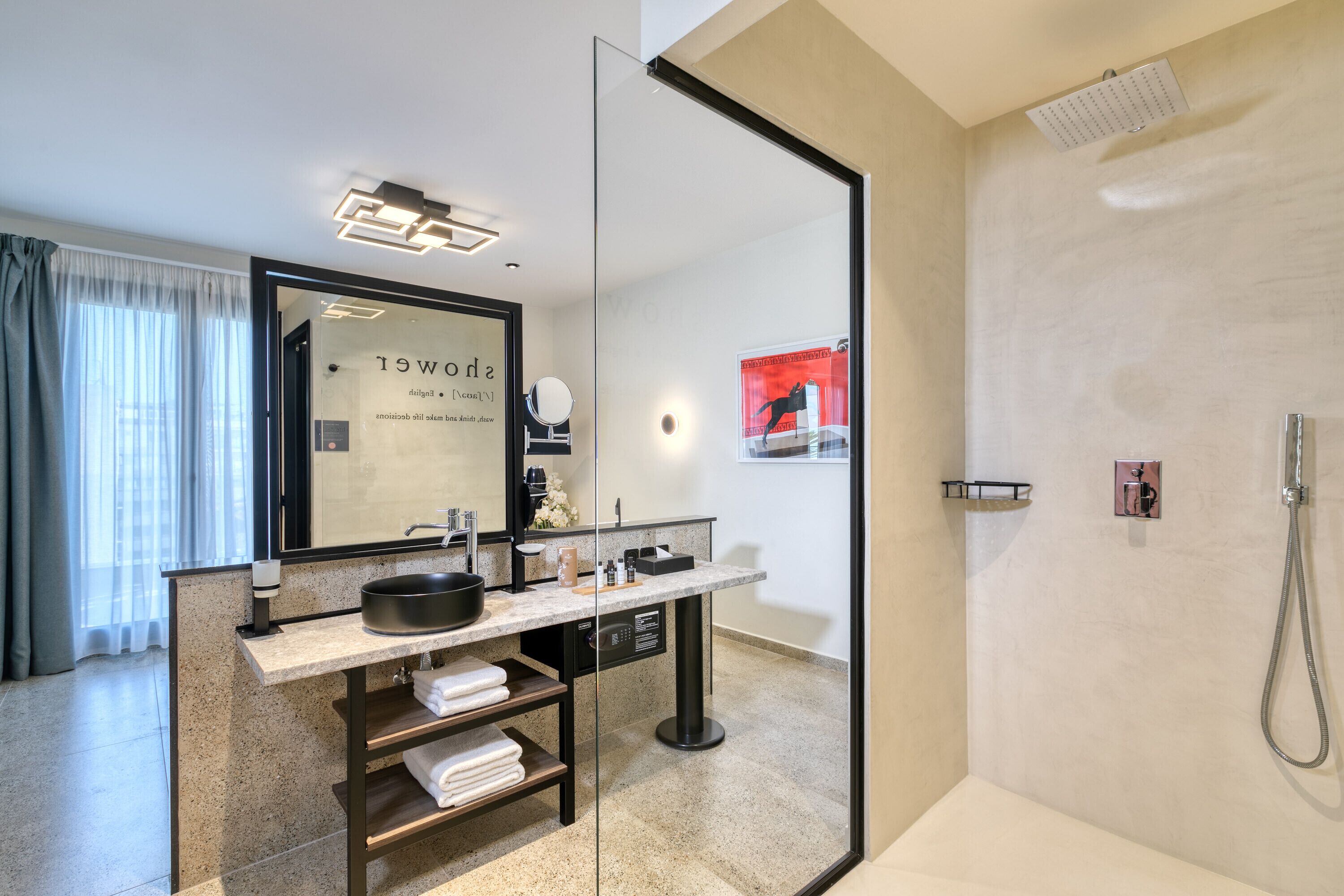 free toiletries, hair dryer, bathrobes, slippers